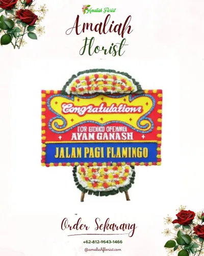 Bunga Papan Congratulation di Air Manis